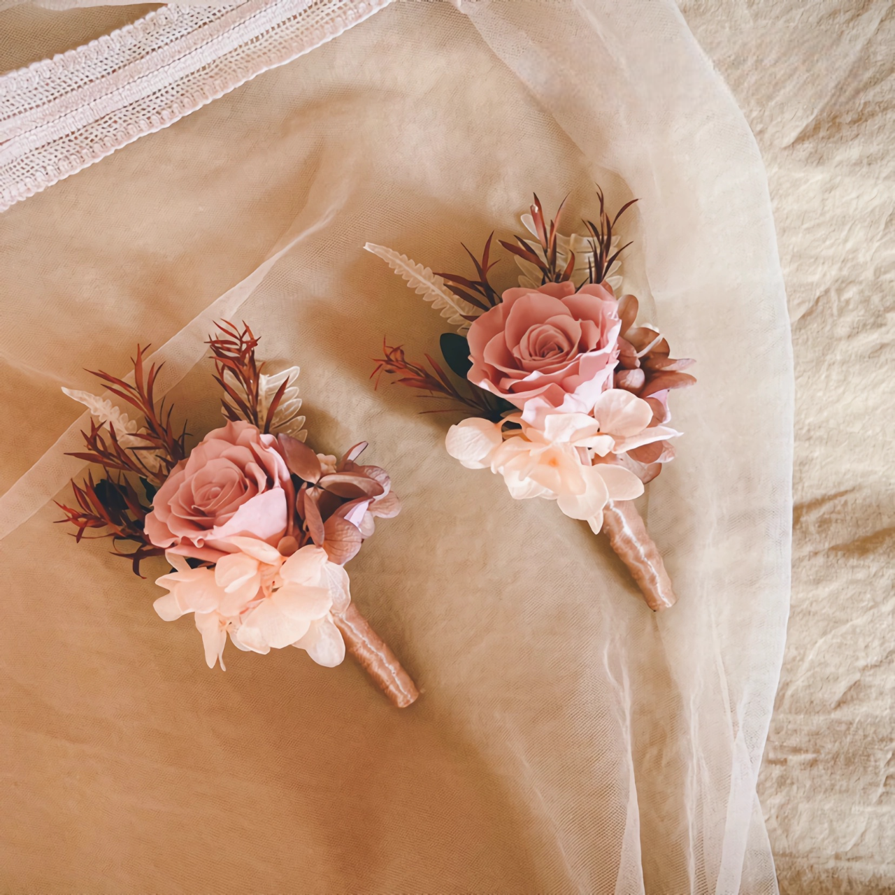 Preserved Flower boutonniere real rose boutonniere