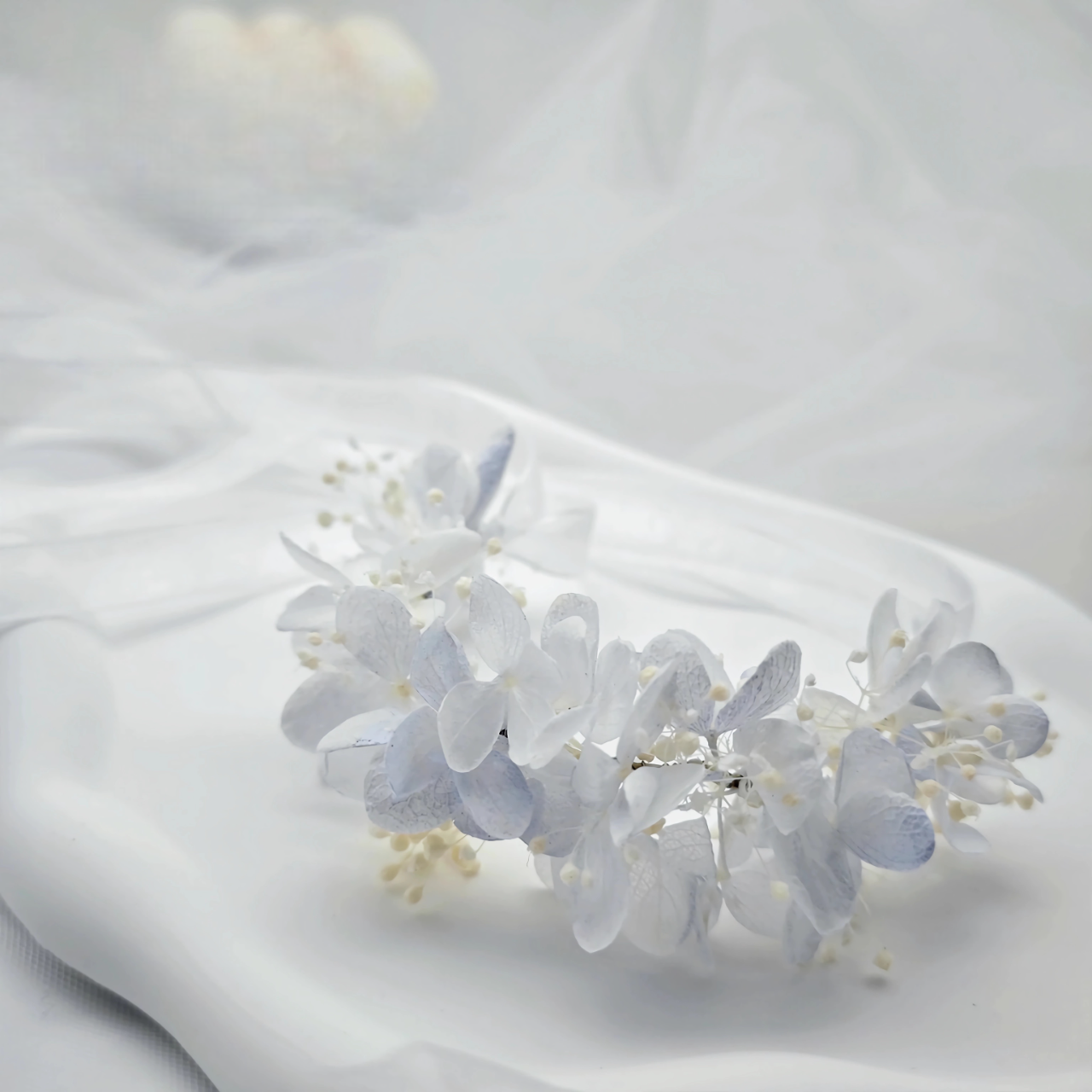 Preserved Flower wrist corsage real hydrangea wrist corsage