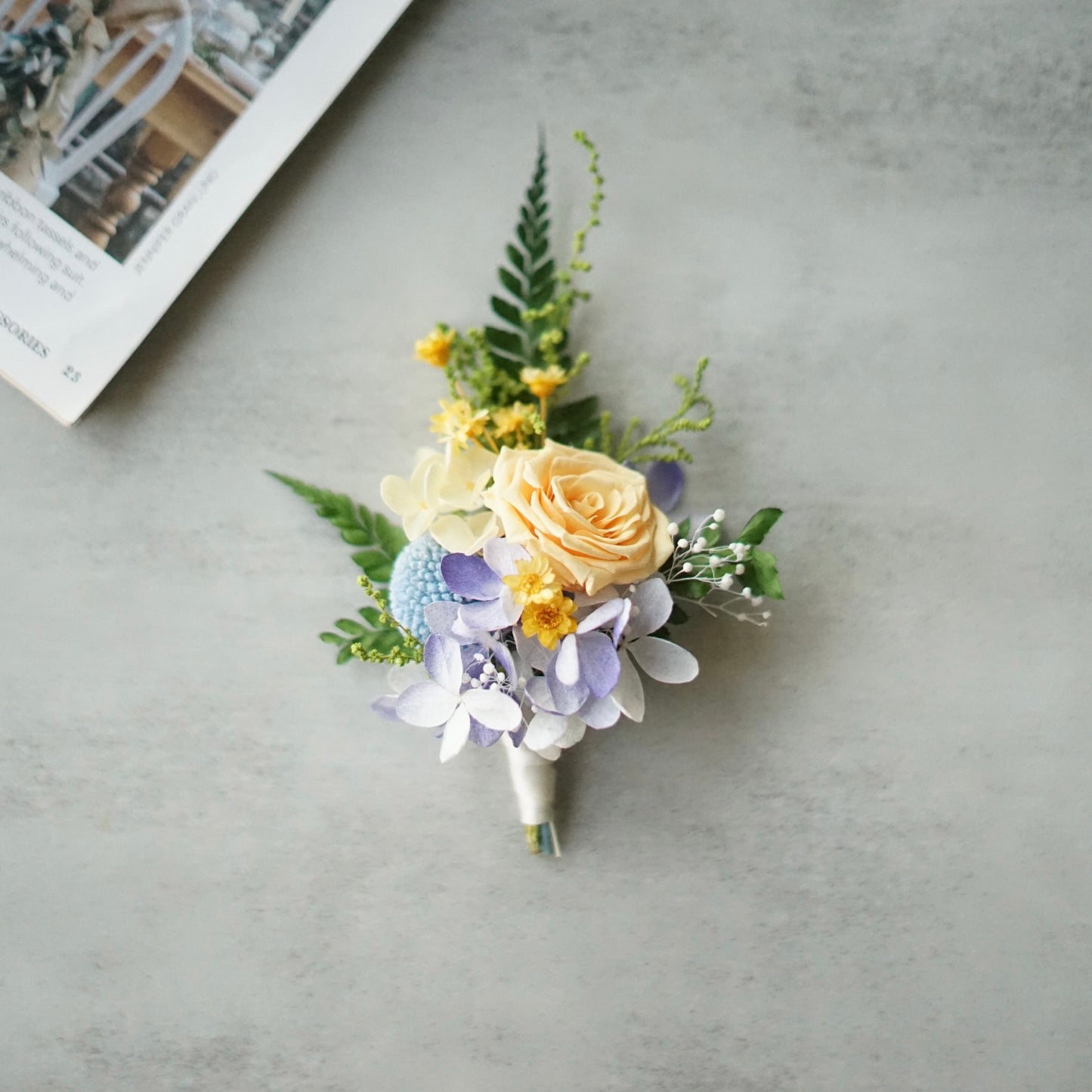 real flower boutonniere preserved roses boutonnieres