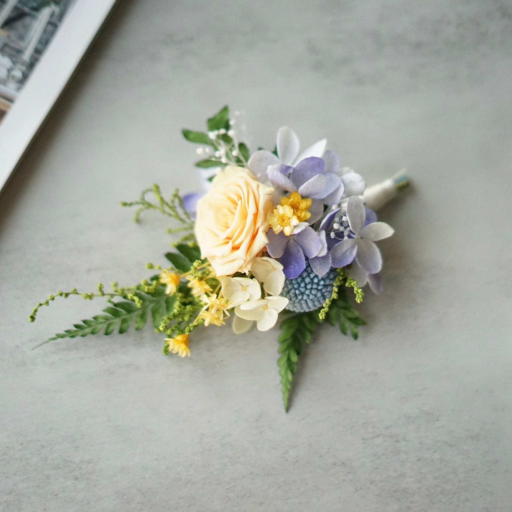 real flower boutonniere preserved roses boutonnieres