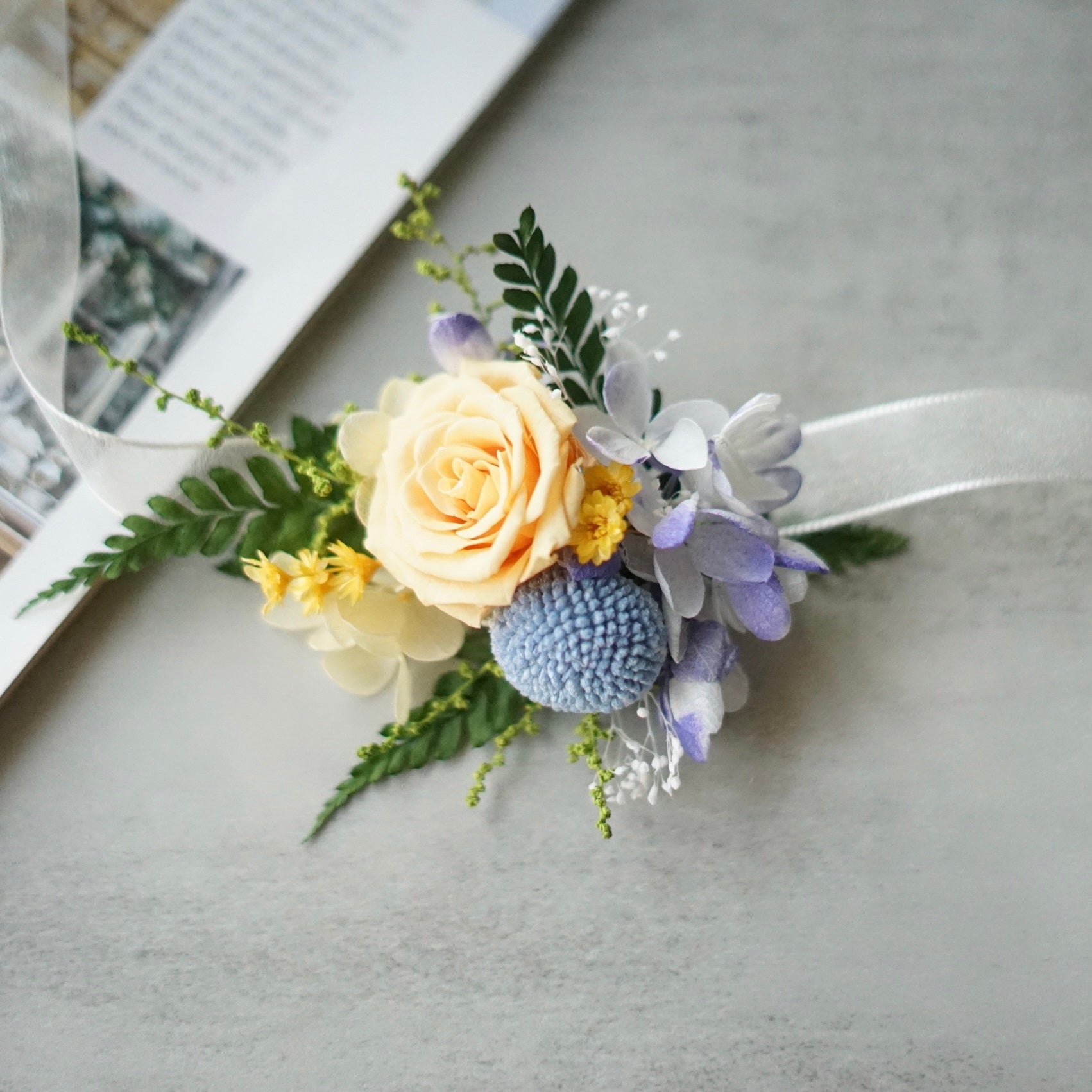 real flower corsage preserved real rose corsages