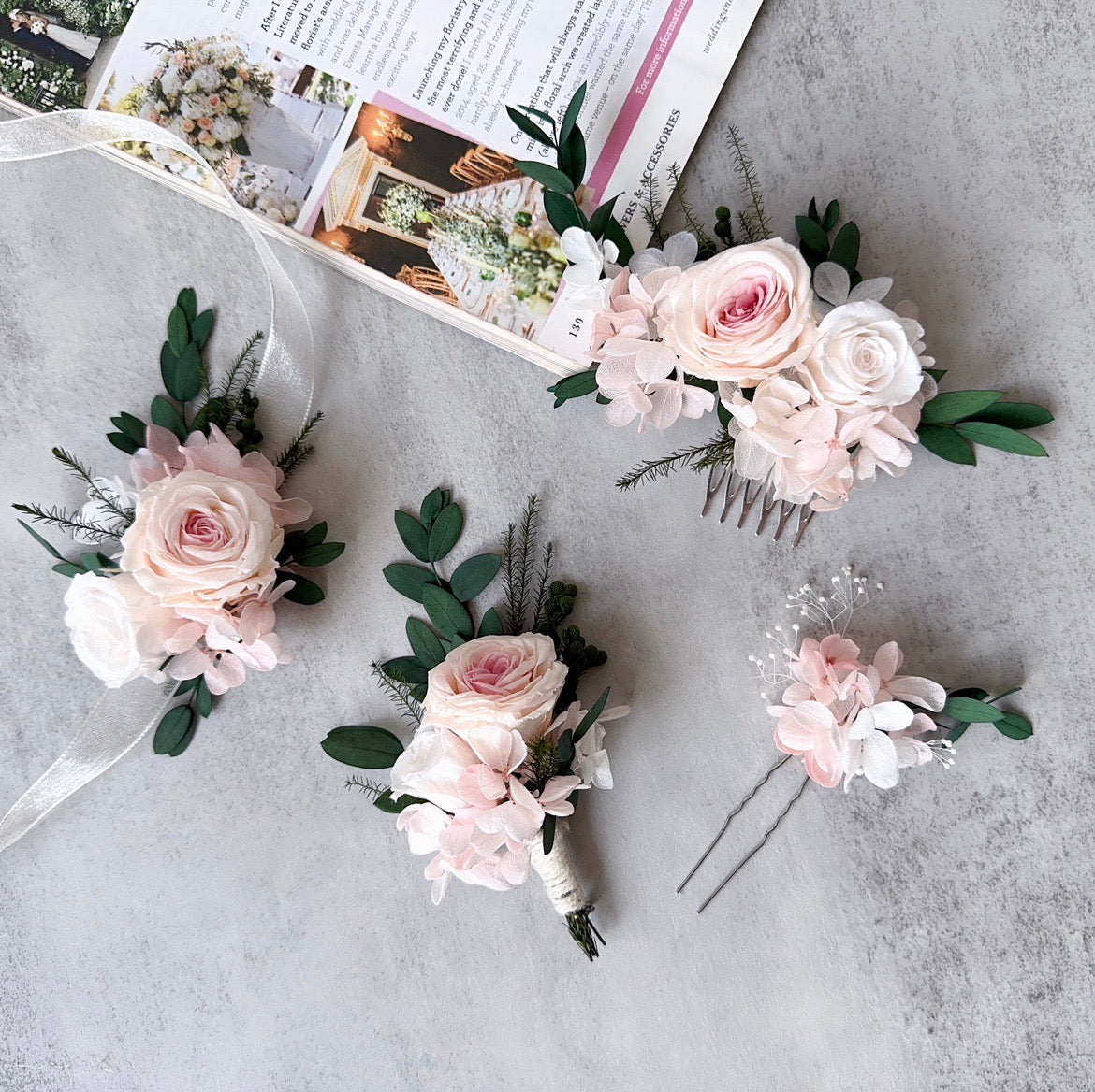 real flower boutonniere and corsage  preserved real rose boutonnieres and corsages