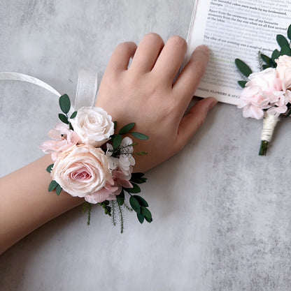 real flower corsage preserved real rose corsages