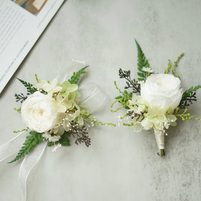 real flower corsage preserved real rose corsages