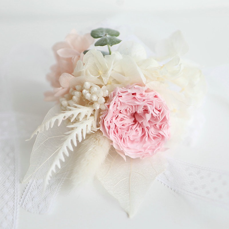 real rose  wrist corsage  preserved flower corsages