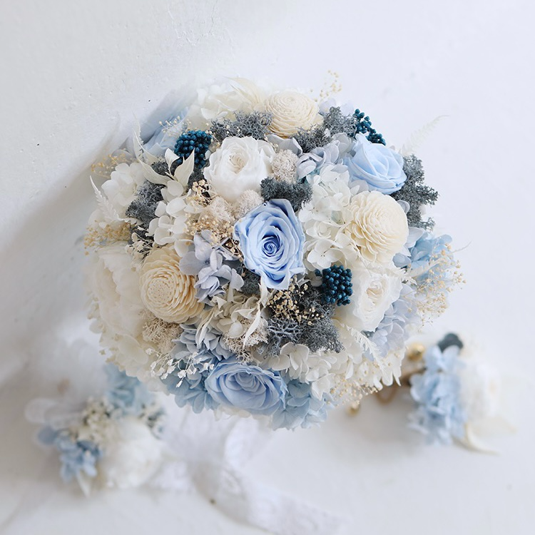 Bridal Bouquet - Preserved Real Flower Wedding Bouquet