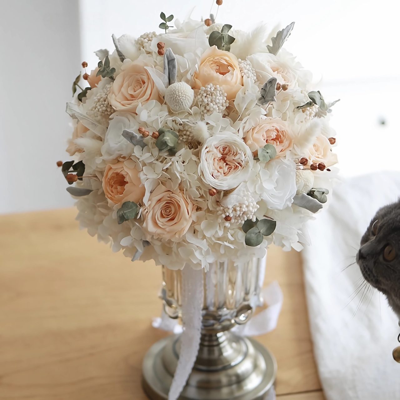  Bridal Bouquet - Preserved Flower Wedding Bouquet