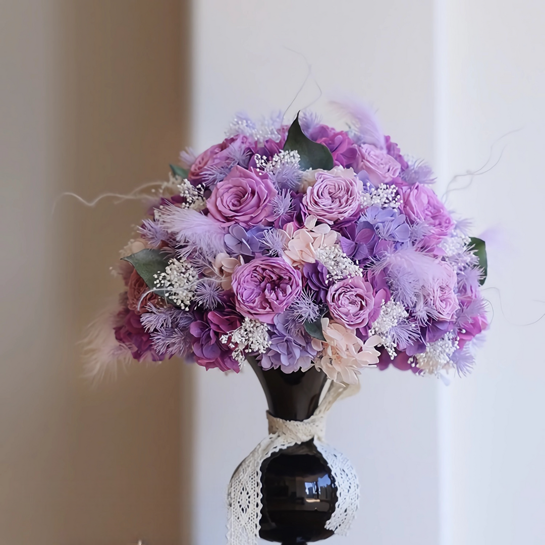 Lavender Dream Bridal Bouquet - Preserved Flower Wedding Bouquet 