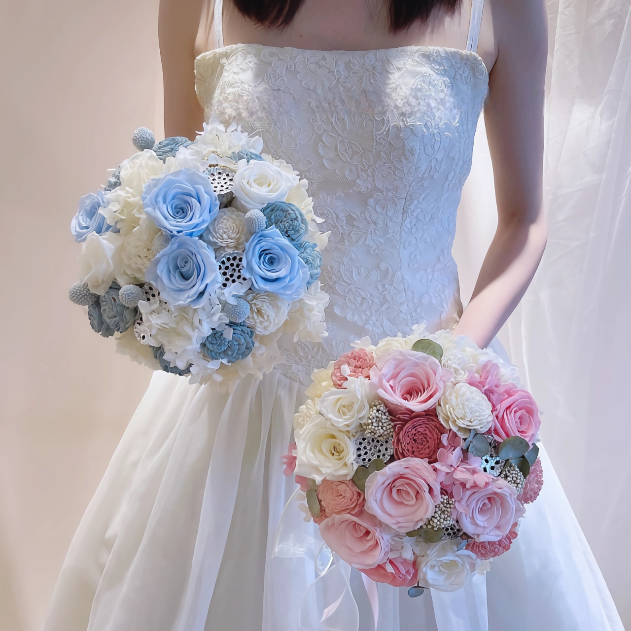 Eternal Elegance Bridal Bouquet - Made From Preserved Roses