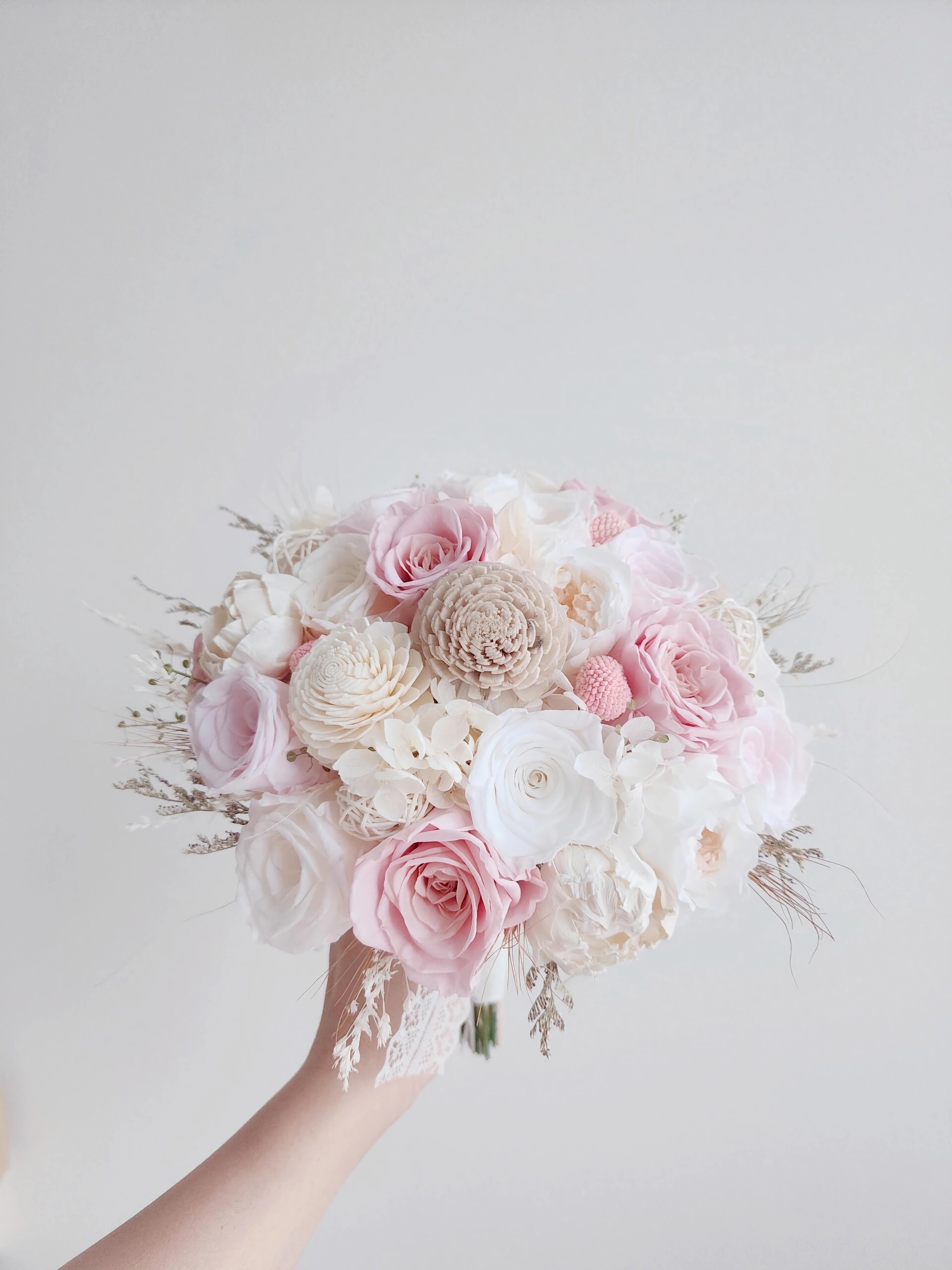 Timeless Elegance Bridal Bouquet - Preserved Flower Wedding Bouquet