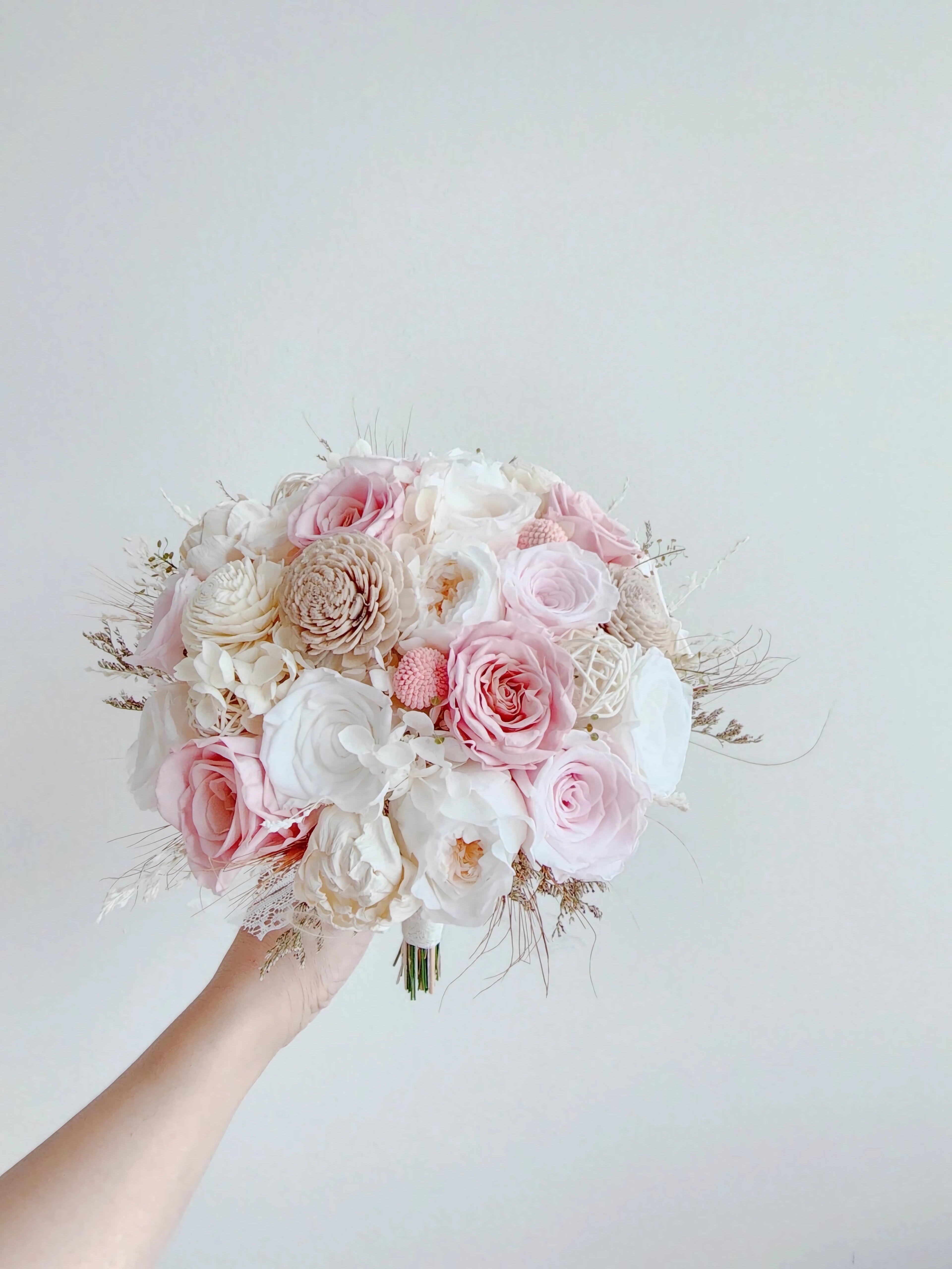 Timeless Elegance Bridal Bouquet - Preserved Flower Wedding Bouquet