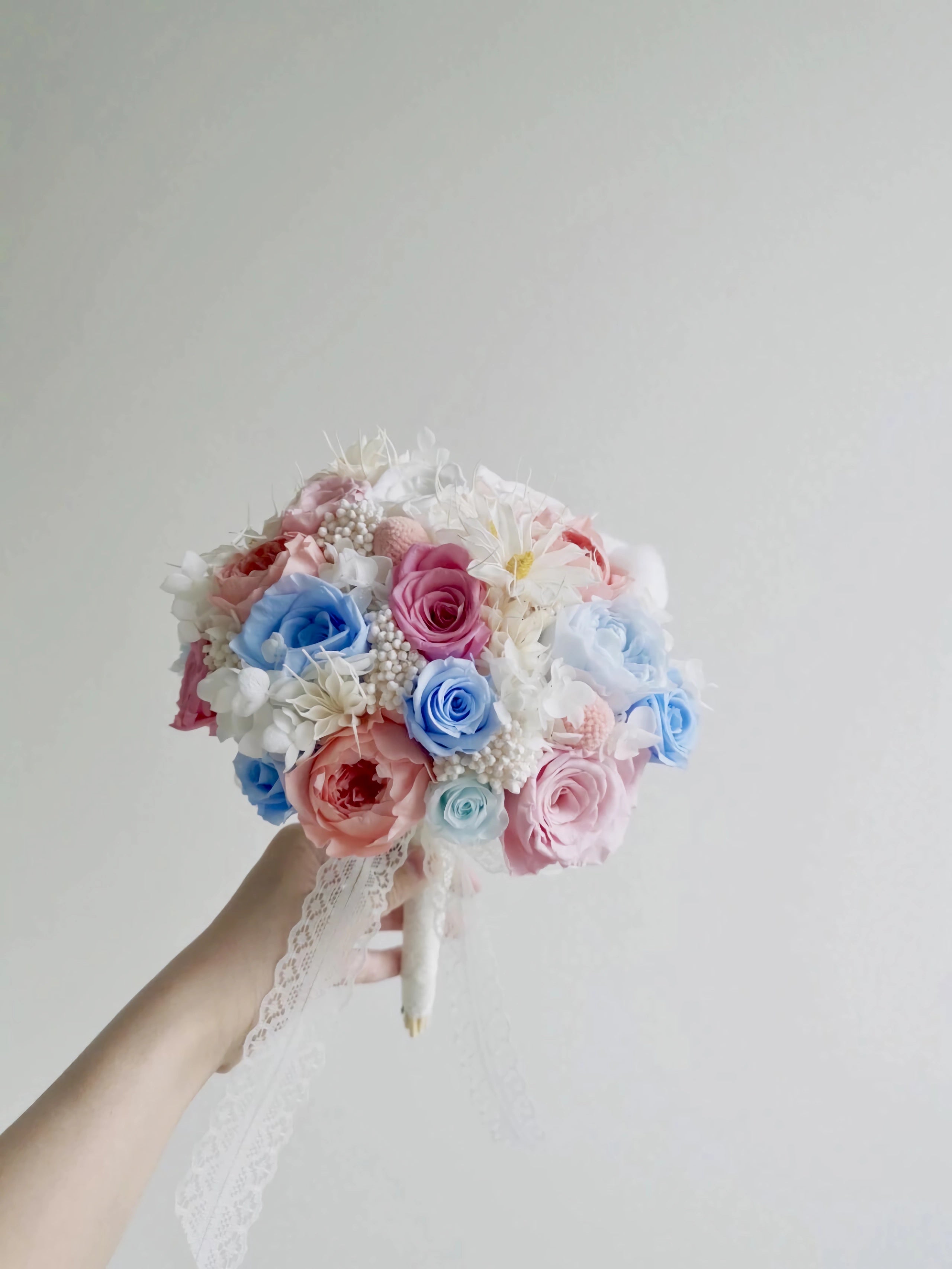 Whispers Of Spring Bridal Bouquet - Preserved Flower Wedding Bouquet