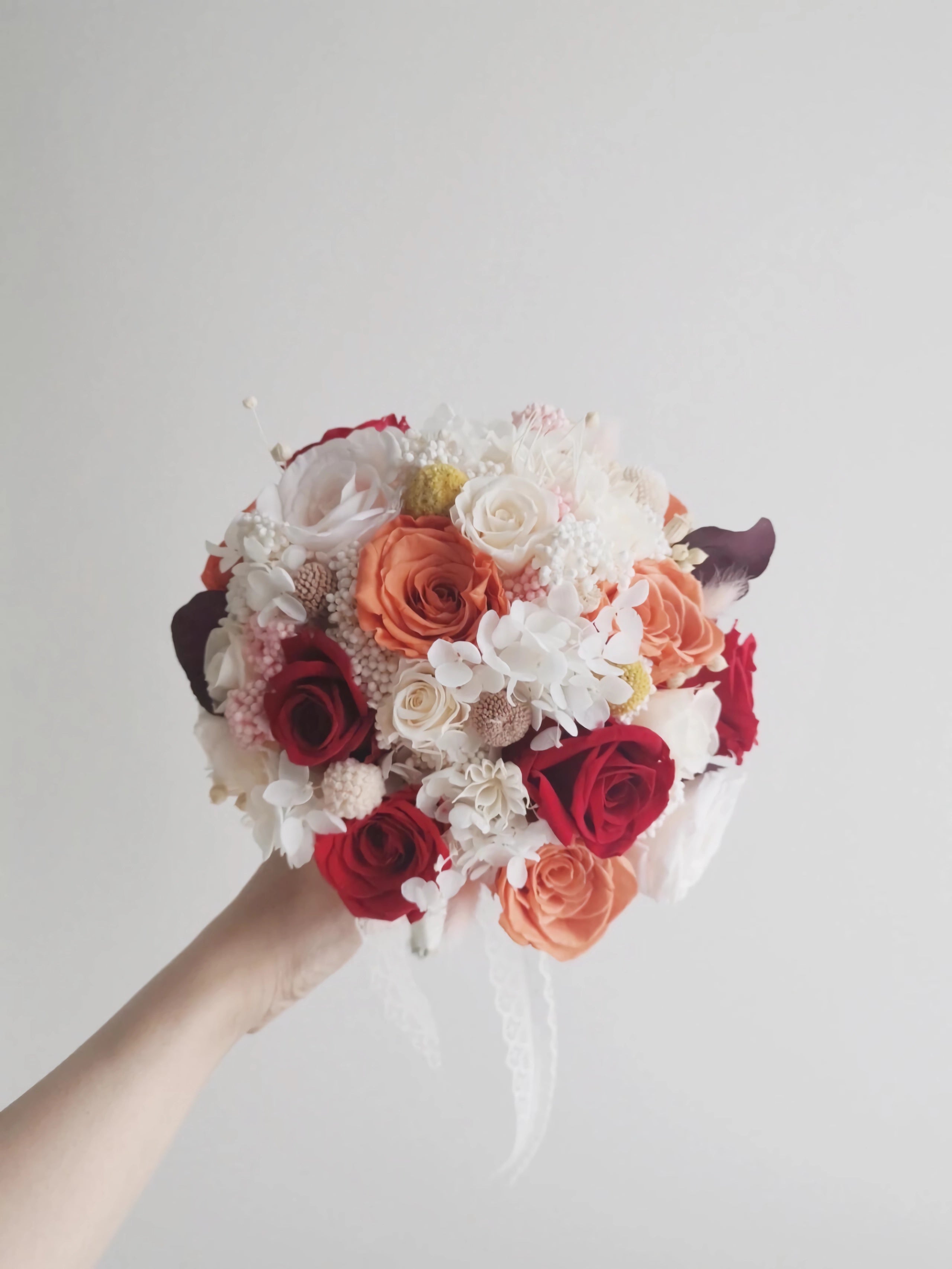 Autumn Embrace Bridal Bouquet - Preserved Flower Wedding Bouquet