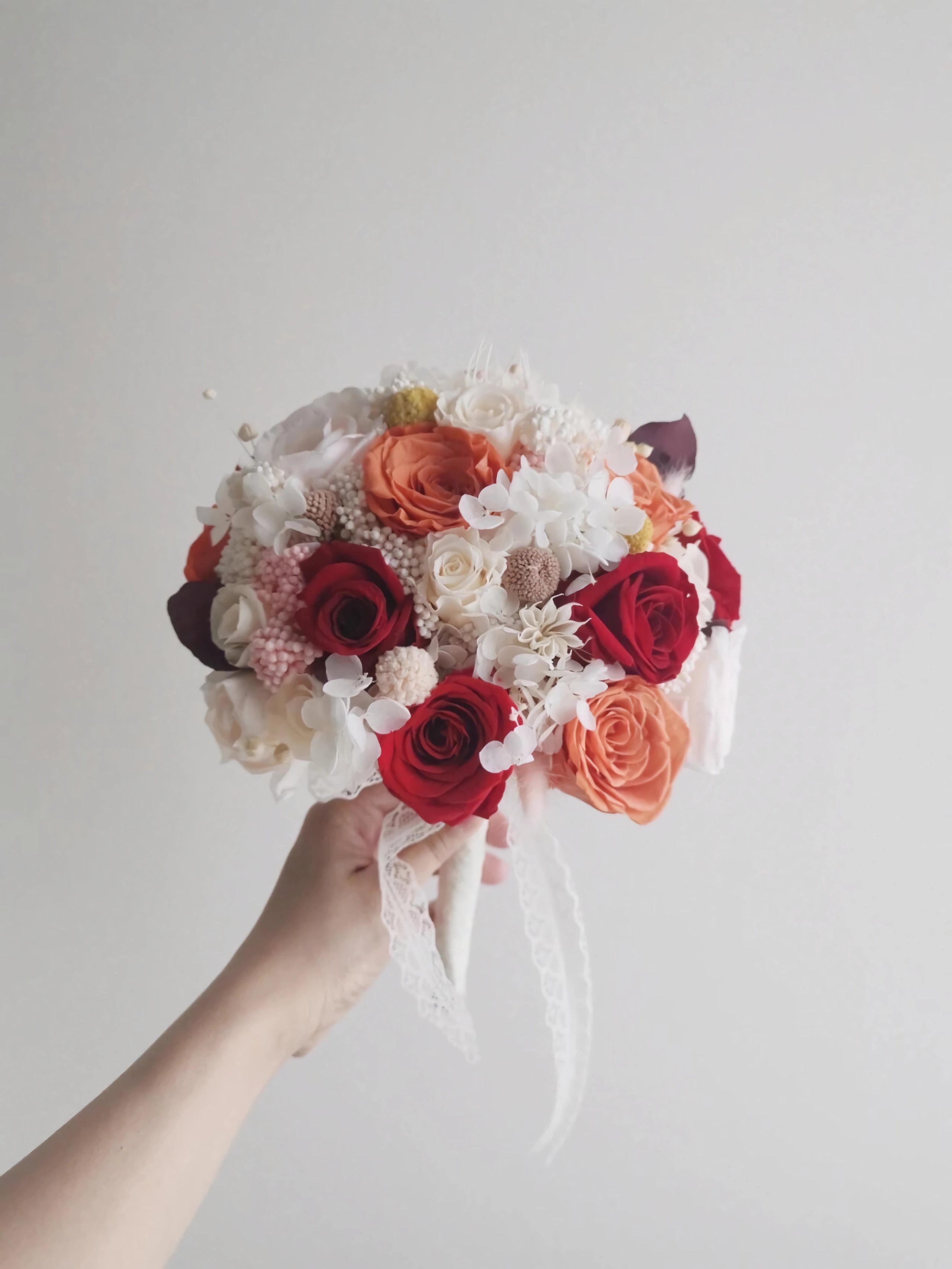 Autumn Embrace Bridal Bouquet - Preserved Flower Wedding Bouquet