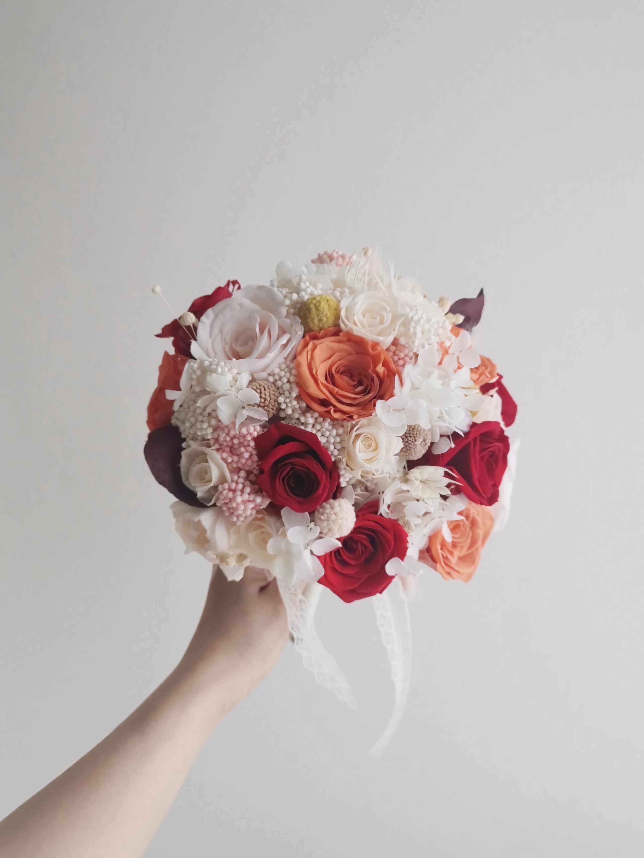 Autumn Embrace Bridal Bouquet - Preserved Flower Wedding Bouquet