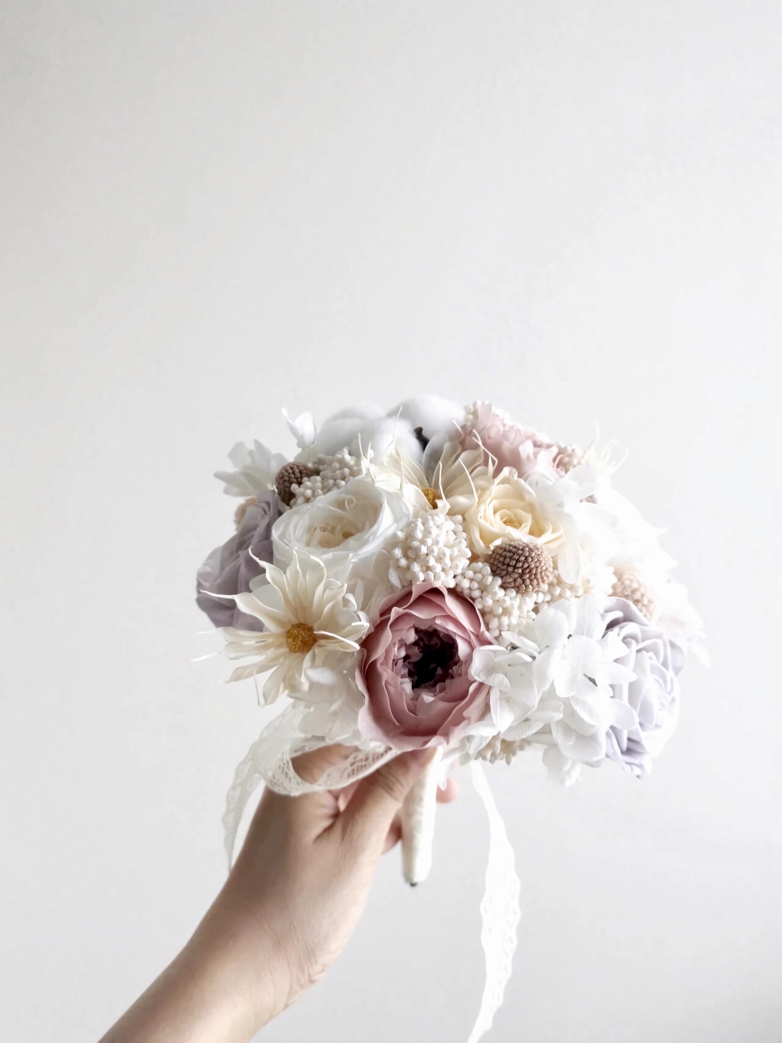 Timeless Romance Bridal Bouquet - Preserved Flower Wedding Bouquet