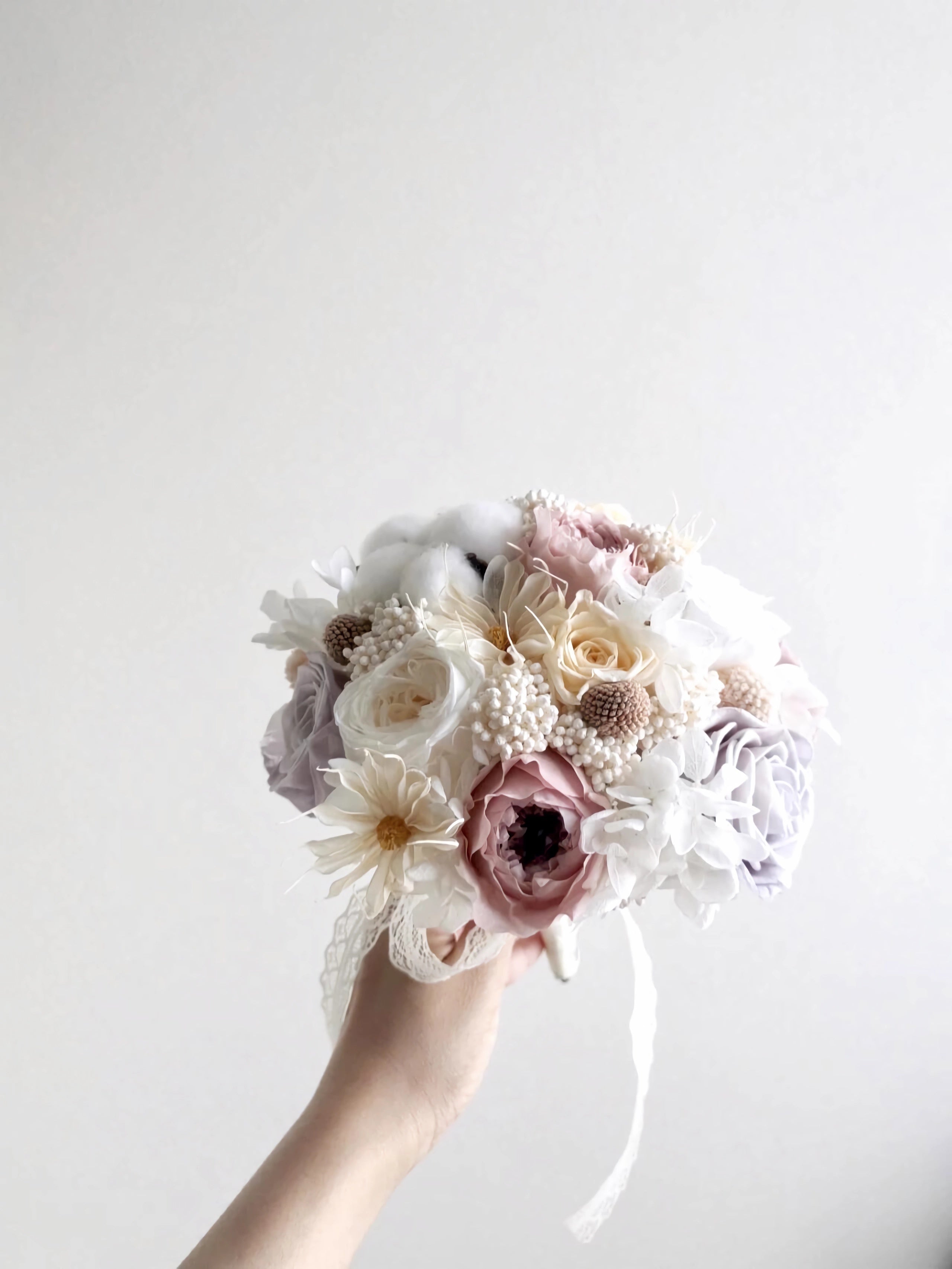 Timeless Romance Bridal Bouquet - Preserved Flower Wedding Bouquet