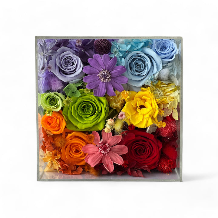 Rainbow Rose Box - Mini
