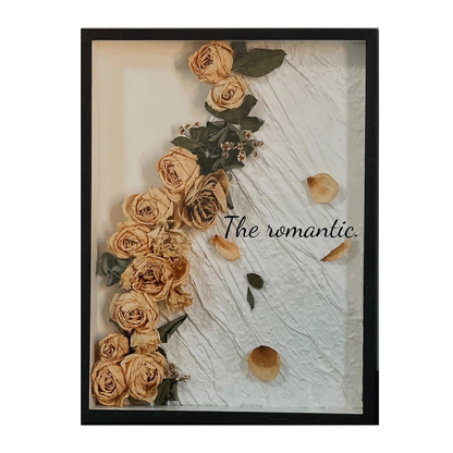 Framed Plaster Bouquet Preservation