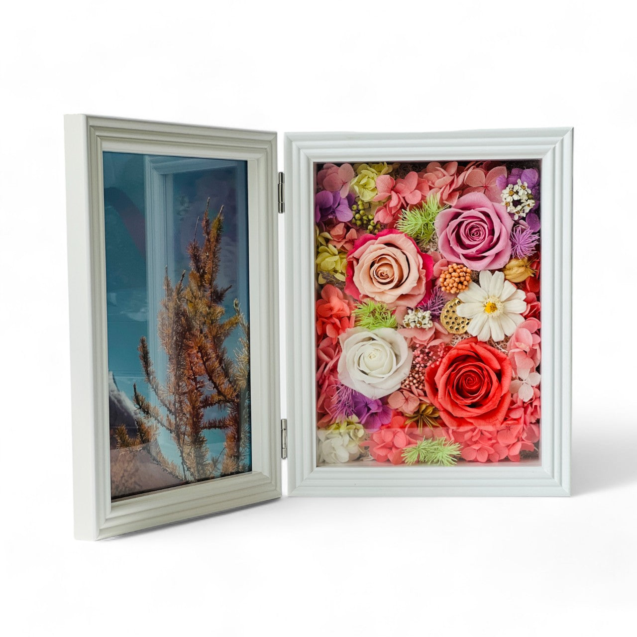 Preserved Flower Photo Memory Box