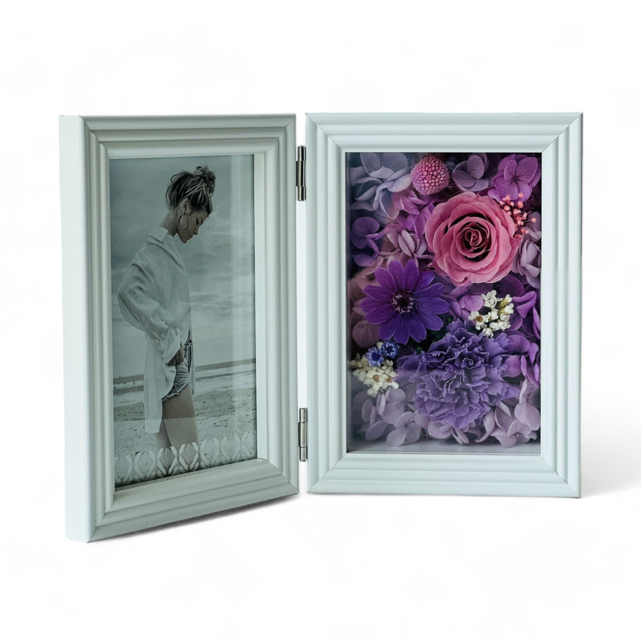 Preserved Flower Photo Memory Box