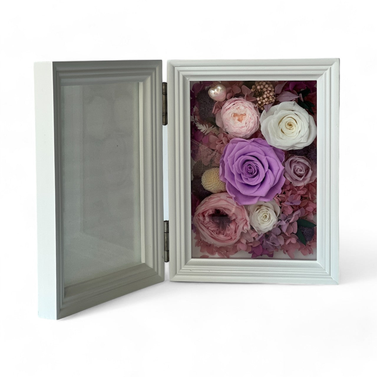 Preserved Flower Photo Memory Box