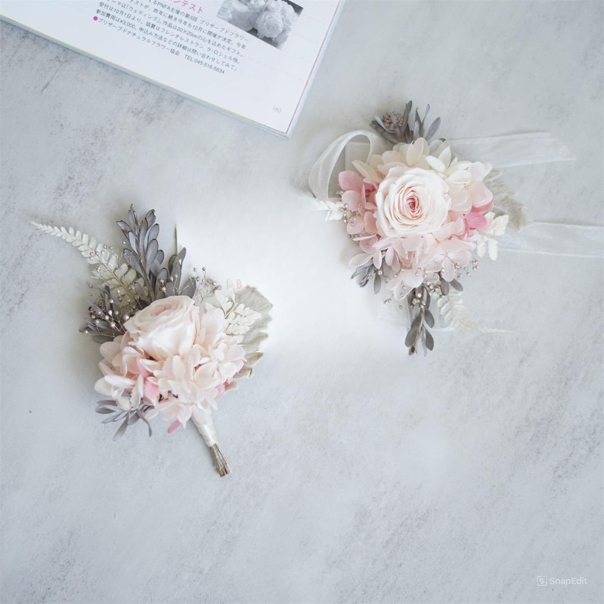 real flower Boutonniere rose Boutonnieres