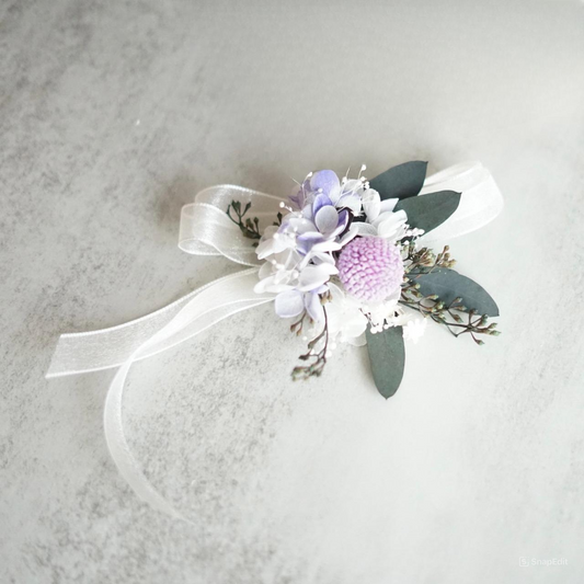 Wrist Corsage In Lavender